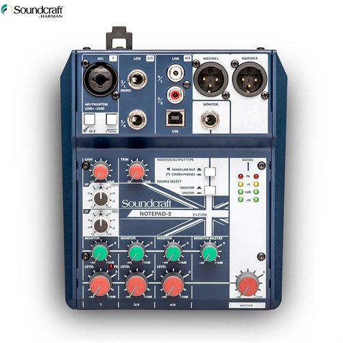 Mixer Soundcraft Notepad 5